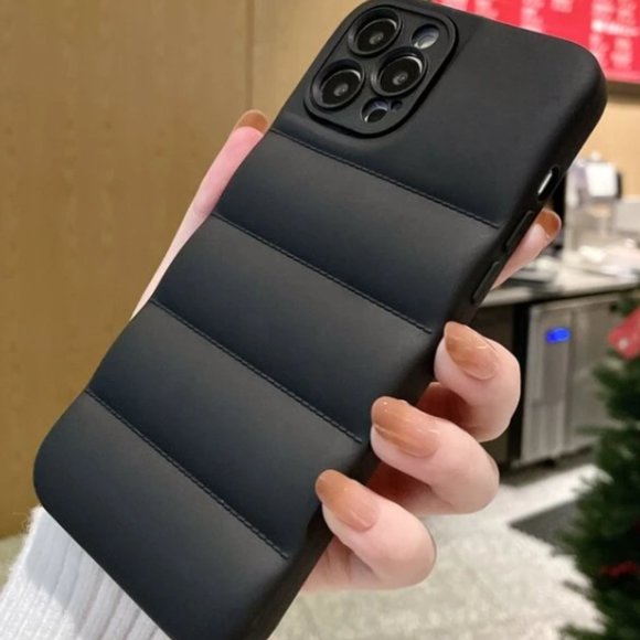 NEW iPhone 13/Pro/Max Plain Puffer Lens Protection iPhone case - Picture 3 of 14